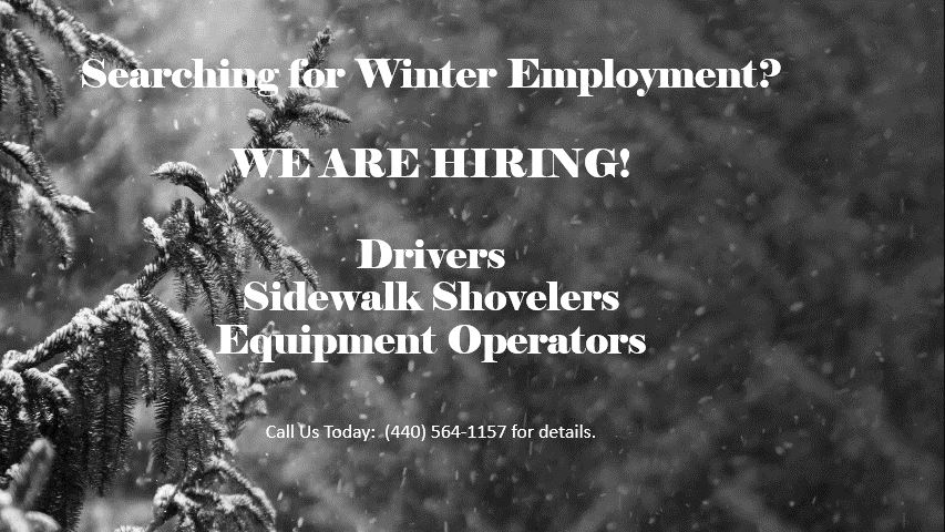 Cleveland Ohio Commercial Snow Plowing Company Seasonal Jobs